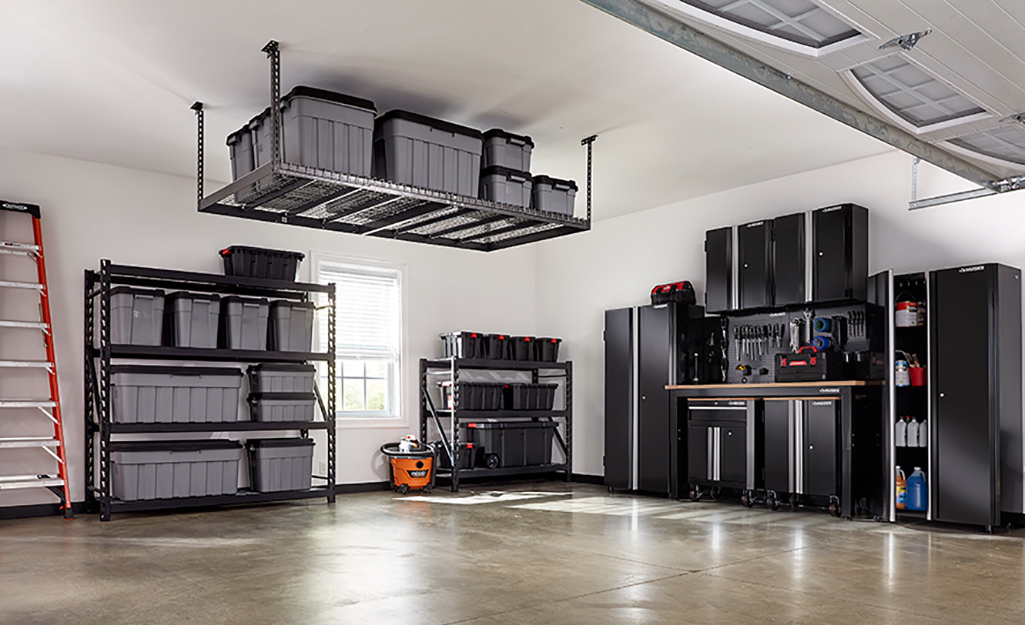 Garage wall storage system in North Charleston SC