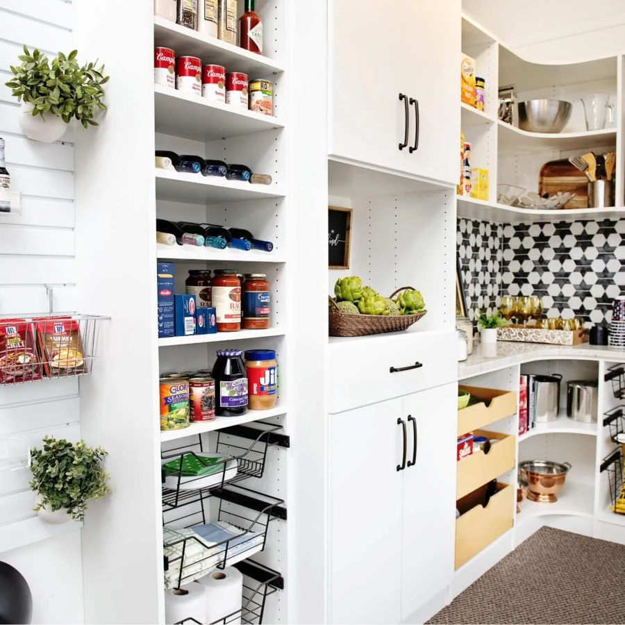 Walk-in pantry organization in Daniel Island SC